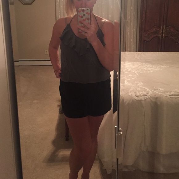 Black and Grey Express Romper - Picture 3 of 4